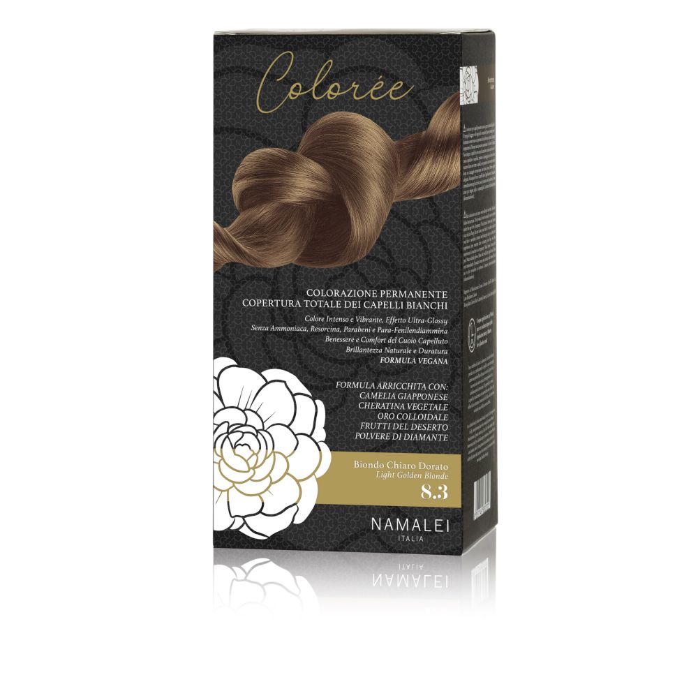 BIOCLIN Bio Colorist Haarfarbe 8.3 Biondo Chiaro Dorato – Permanent, Schonend, Mit Grauabdeckung